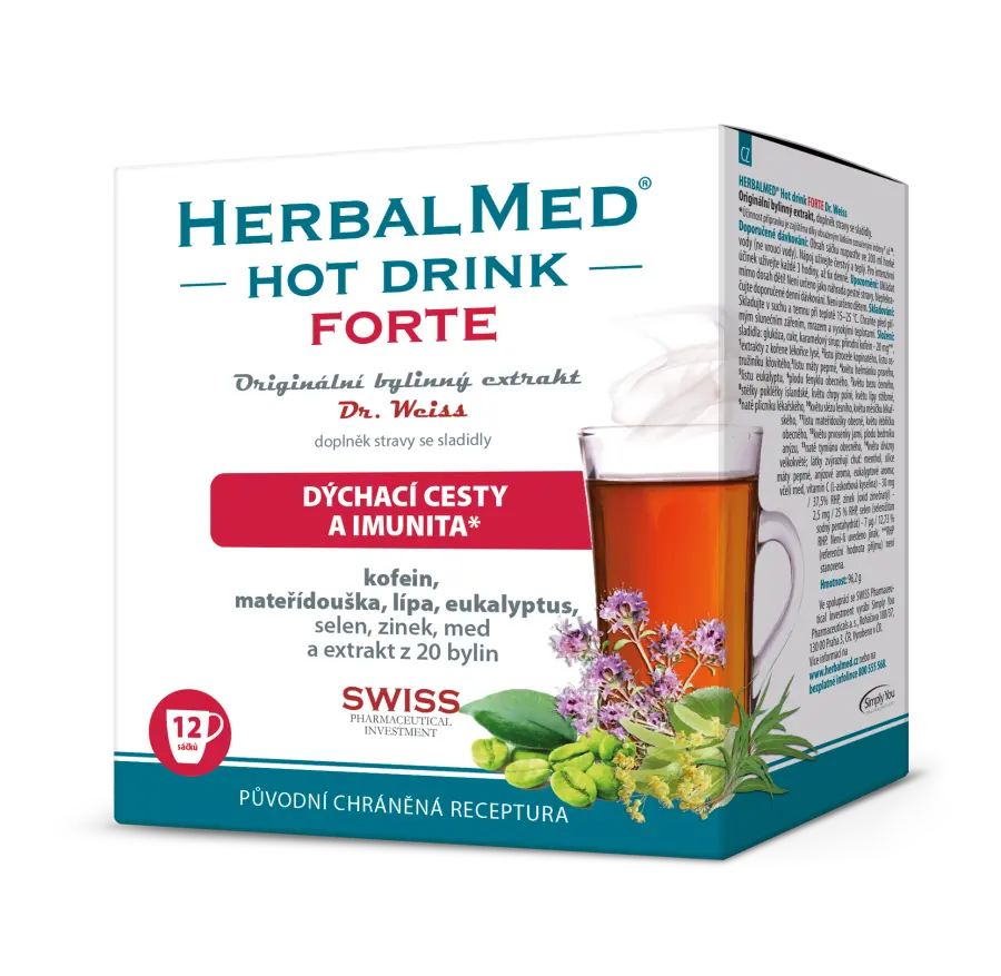 10301_HERBALMED HOTDRINK S KOFEINEM_DR.WEISS_12SACKU